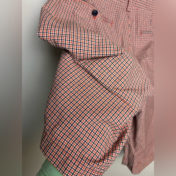 Banana Republic Men's 109% Cotton Red Checkered Shorts Size 32 Old Money Preppy - Picture 10 of 13